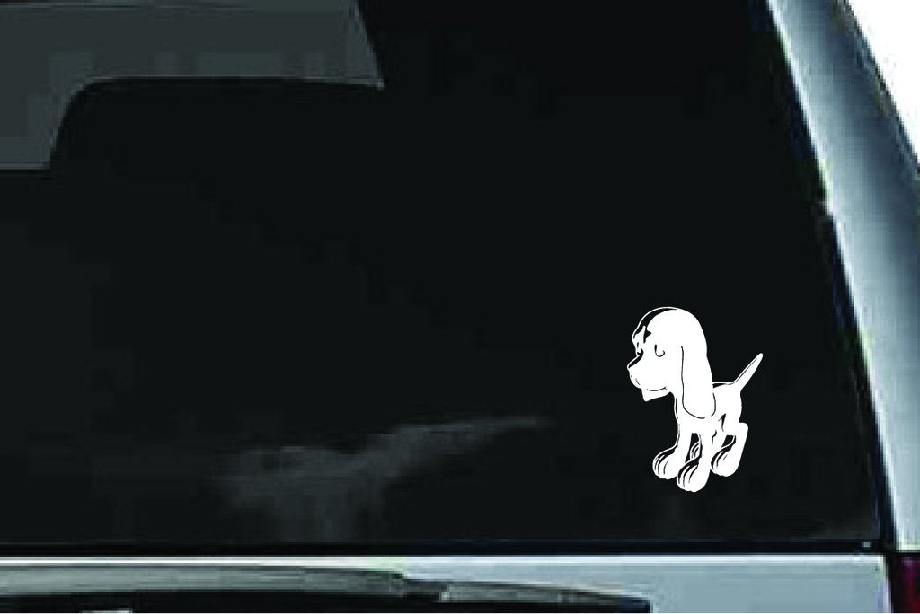 Picniva Dog Stygy4 Vinyl Car Window Decal, Approx 5 in