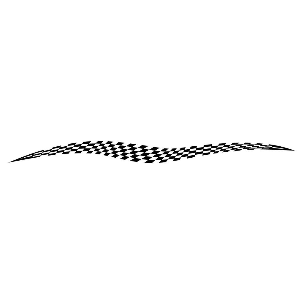 Picniva sty514Car Body Side Stripes Vinyl Graphics Sticker Decals 2 Pcs