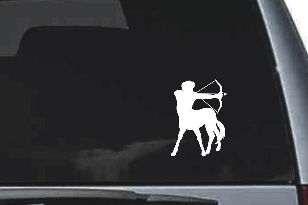 Picniva Sagittarius Sty3 Vinyl Car Window Decal, Approx 5 in