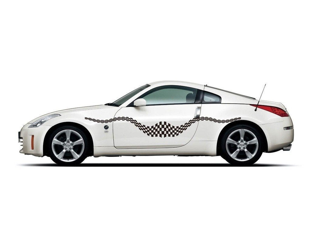 Picniva Style 161 Racing Side Stripe Vinyl Decals, 11 x 82 in, 2 Pc