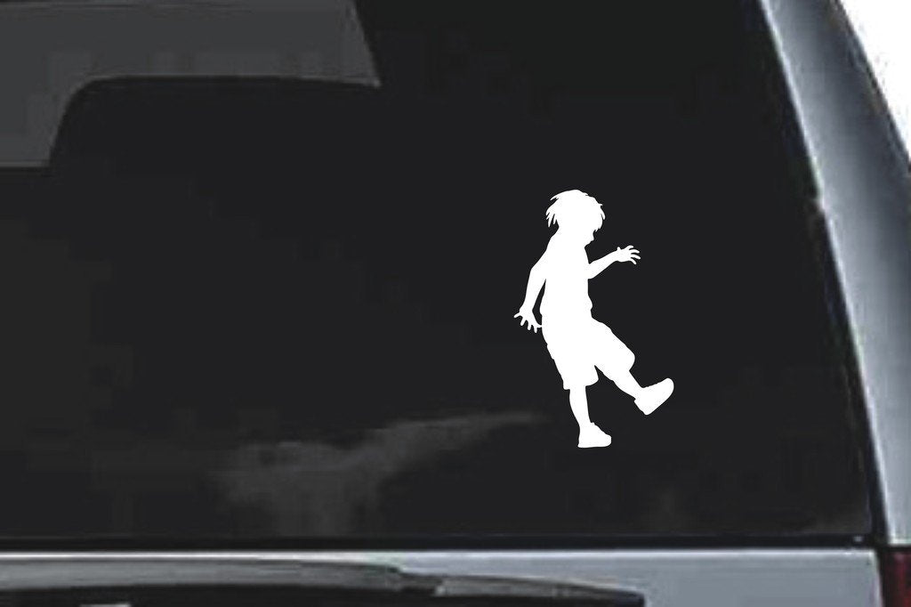 Picniva Boy Sty73 Vinyl Car Window Decal, Approx 5 in