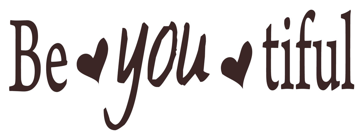Decaltor Be You Tiful Vinyl Wall Decal, Home Decor