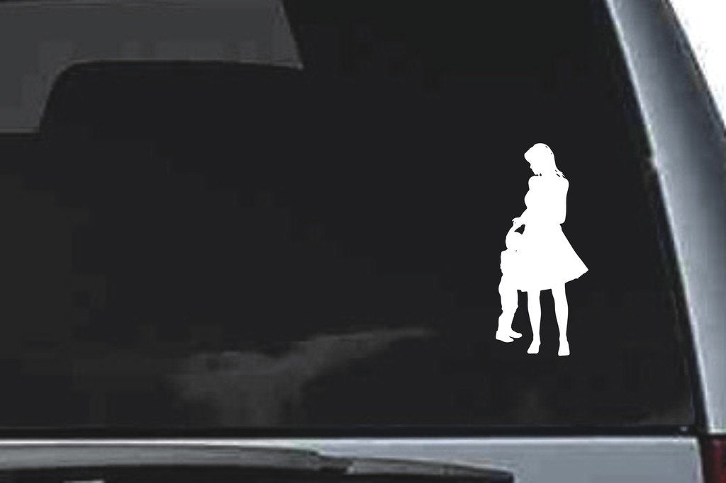 Picniva Mothers Day Sty11a Vinyl Car Window Decal, Approx 5 in