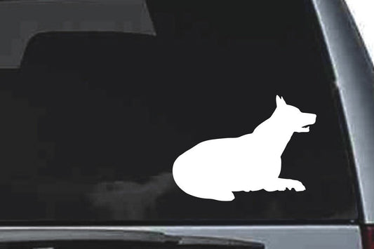 Picniva Wolf Sty38 Vinyl Car Window Decal, Approx 5 in