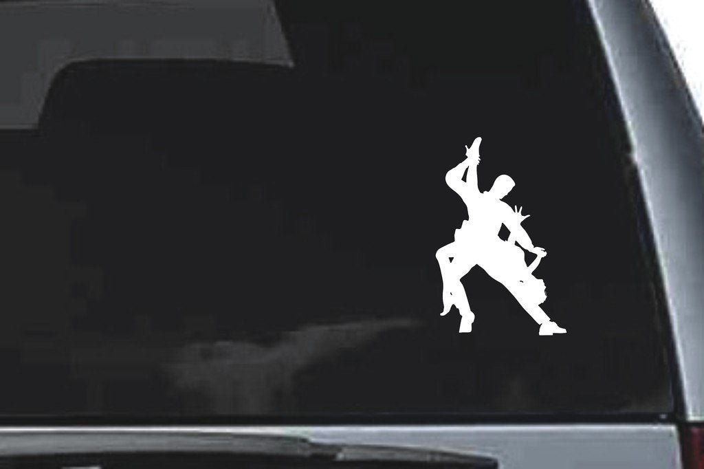 Picniva Dancing Sty18 Vinyl Car Window Decal, Approx 5 in