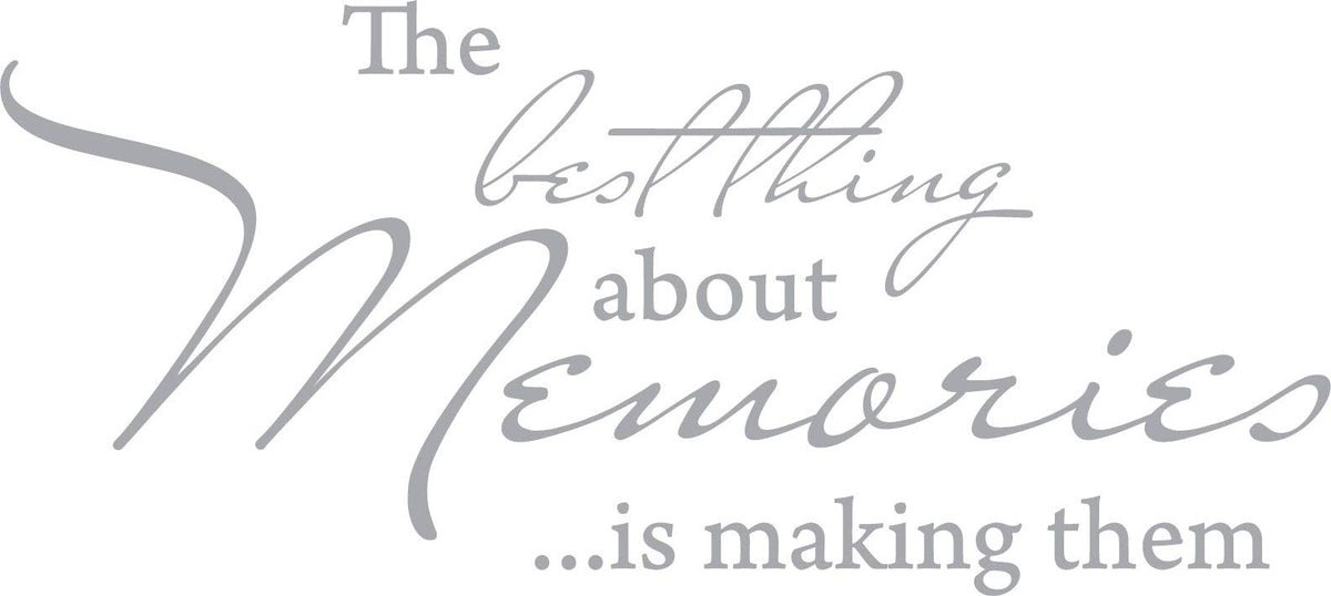 Decaltor Making Memories Quote Wall Decal