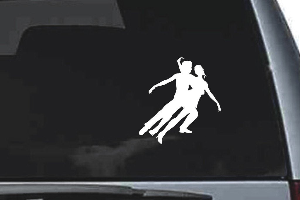 Picniva Dancing Sty24 Vinyl Car Window Decal, Approx 5 in