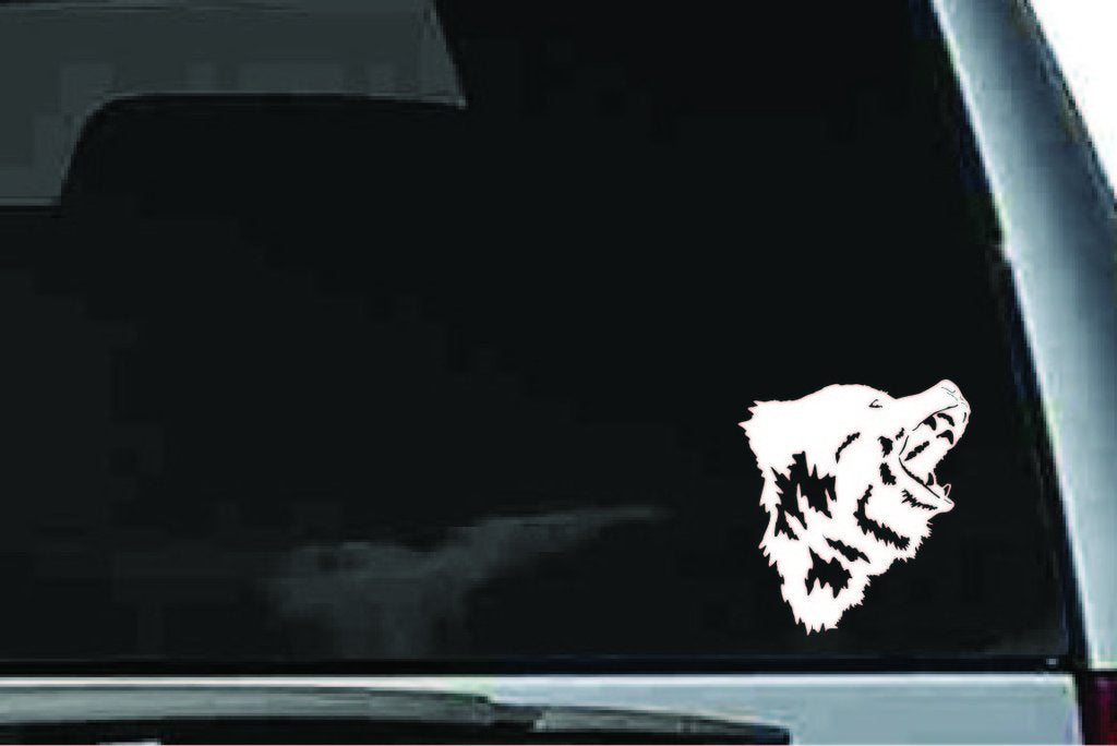 Picniva Bear Sty10 Vinyl Car Window Decal, Approx 5 in