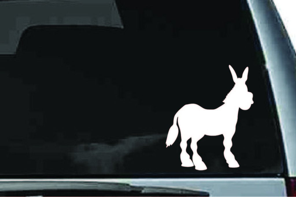 Picniva Donkey Sty5a Vinyl Car Window Decal, Approx 5 in