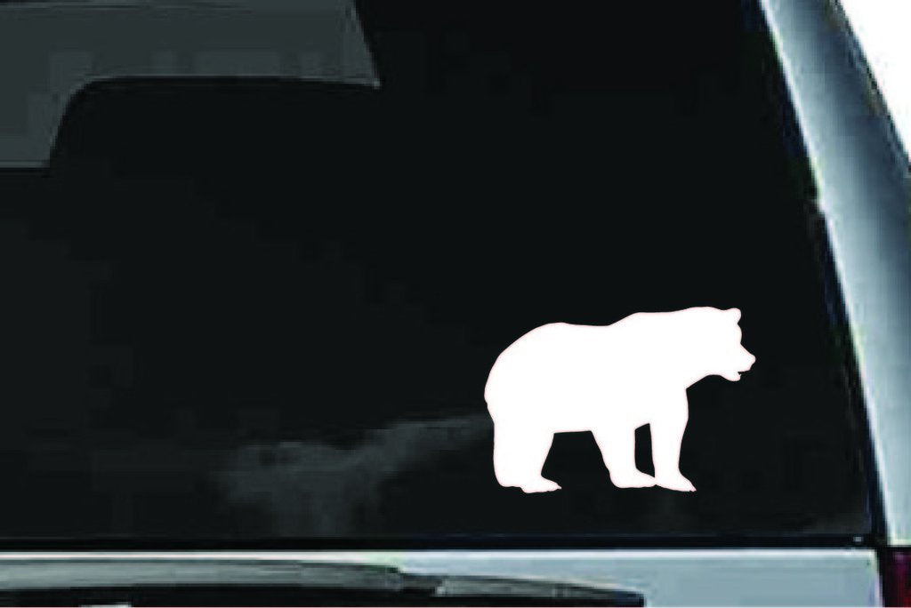 Picniva Bear Sty18 Vinyl Car Window Decal, Approx 5 in