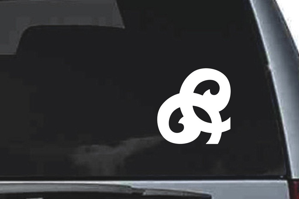 Picniva Scroll Sty55 Vinyl Car Window Decal, Approx 5 in