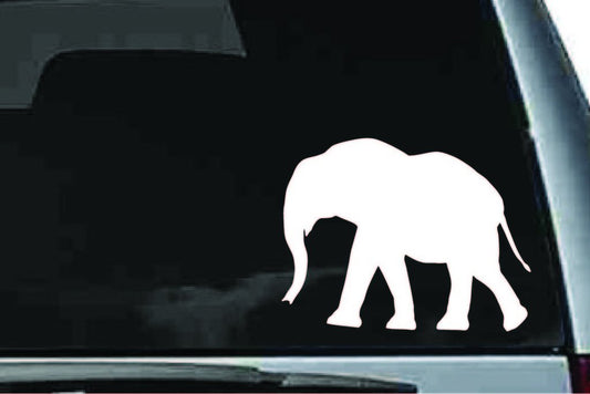 Picniva Elephant Baby Sty6 Vinyl Car Window Decal, Approx 5 in