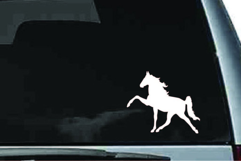 Picniva Rearing Horse Sty15a Vinyl Car Window Decal, Approx 5 in