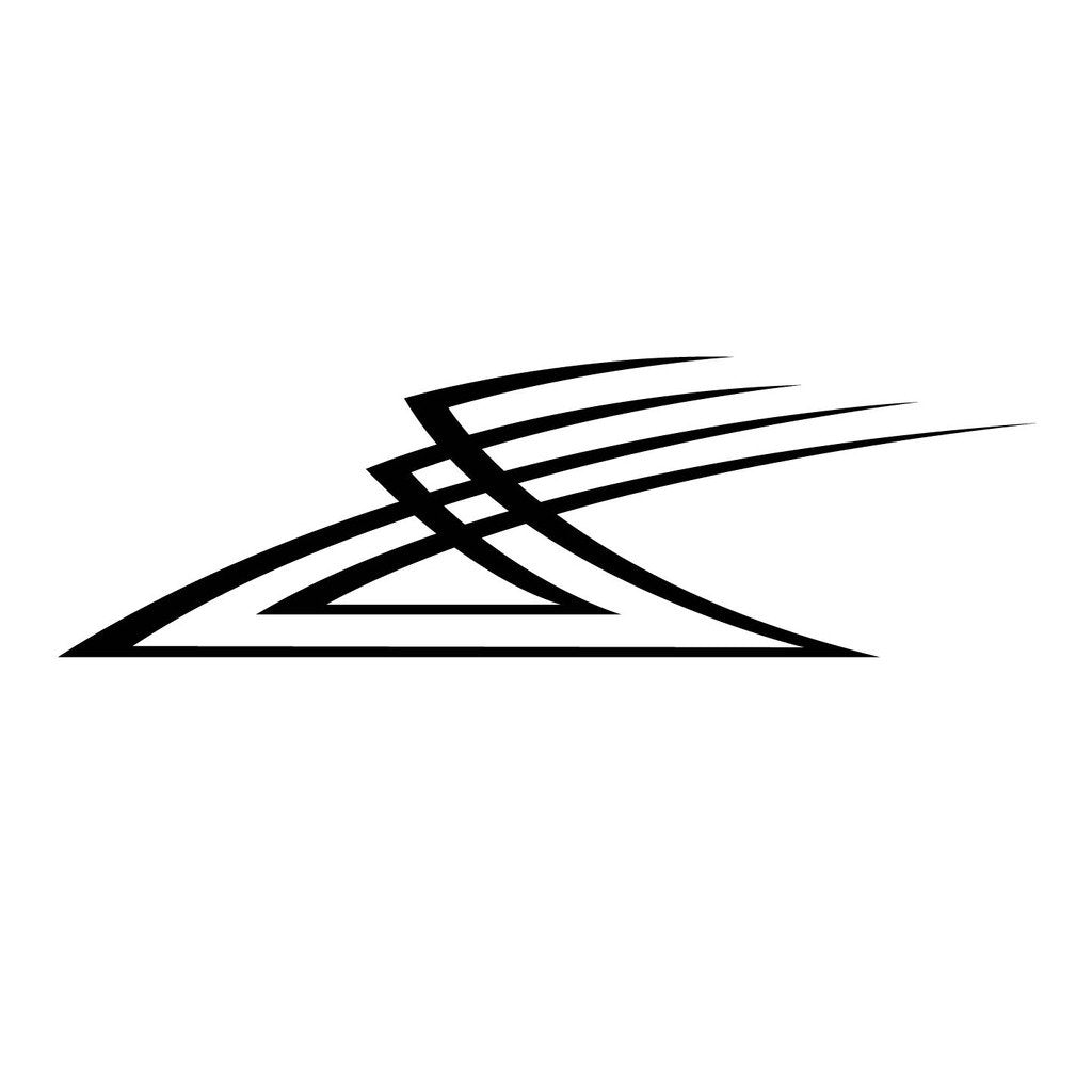 Picniva Style 365 Racing Side Stripe Vinyl Decals, 11 x 35 in, 2 Pc