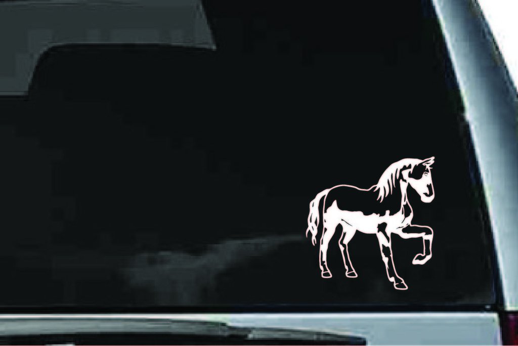 Picniva Horse Sty60 Vinyl Car Window Decal, Approx 5 in