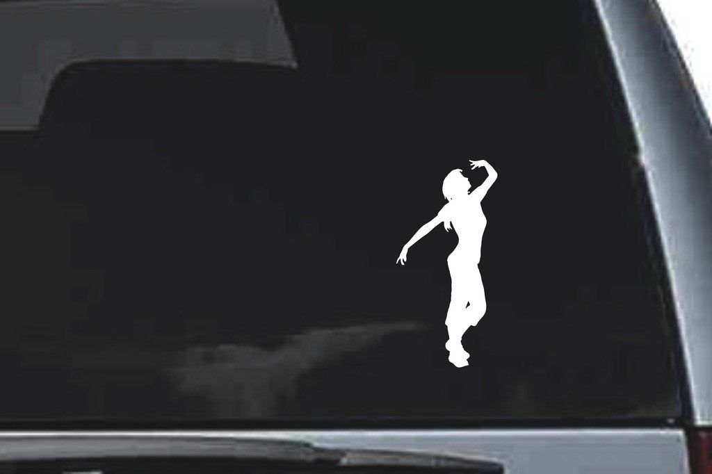 Picniva Standing Sty4 Vinyl Car Window Decal, Approx 5 in