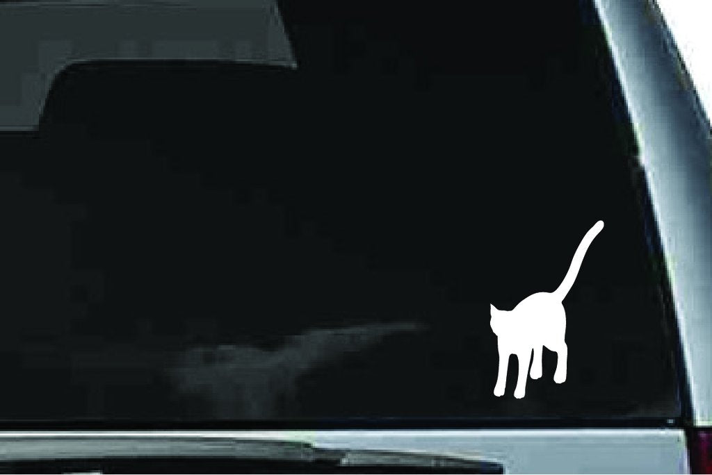 Picniva Cat Sty32a Vinyl Car Window Decal, Approx 5 in