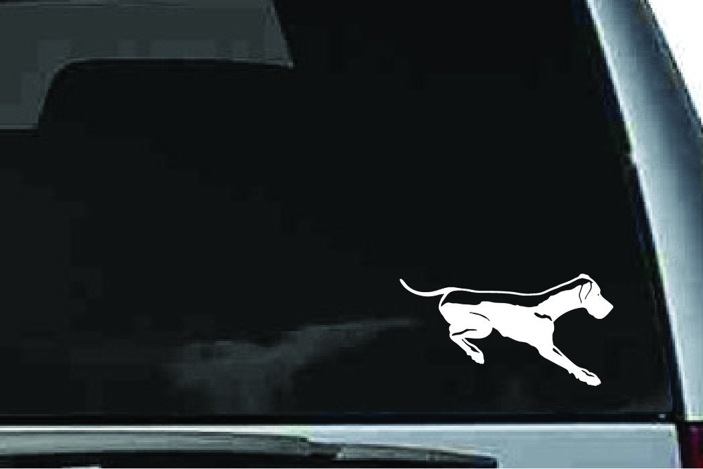 Picniva Great Dane Dog Sty3 Vinyl Car Window Decal, Approx 5 in