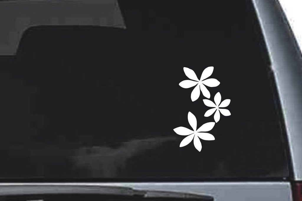 Picniva Leaf Cluster Design11 Vinyl Car Window Decal, Approx 5 in