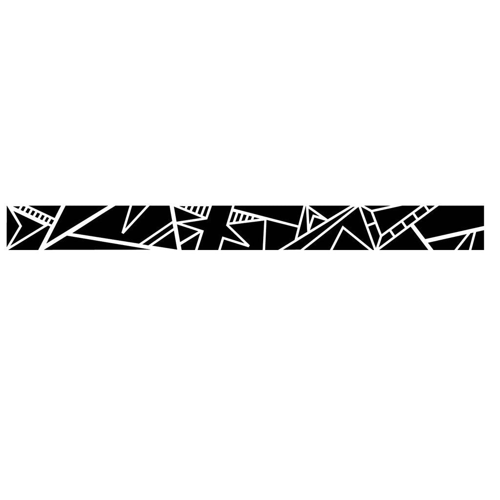 Picniva Style 505 Racing Side Stripe Vinyl Decals, 10 x 110 in, 2 Pc