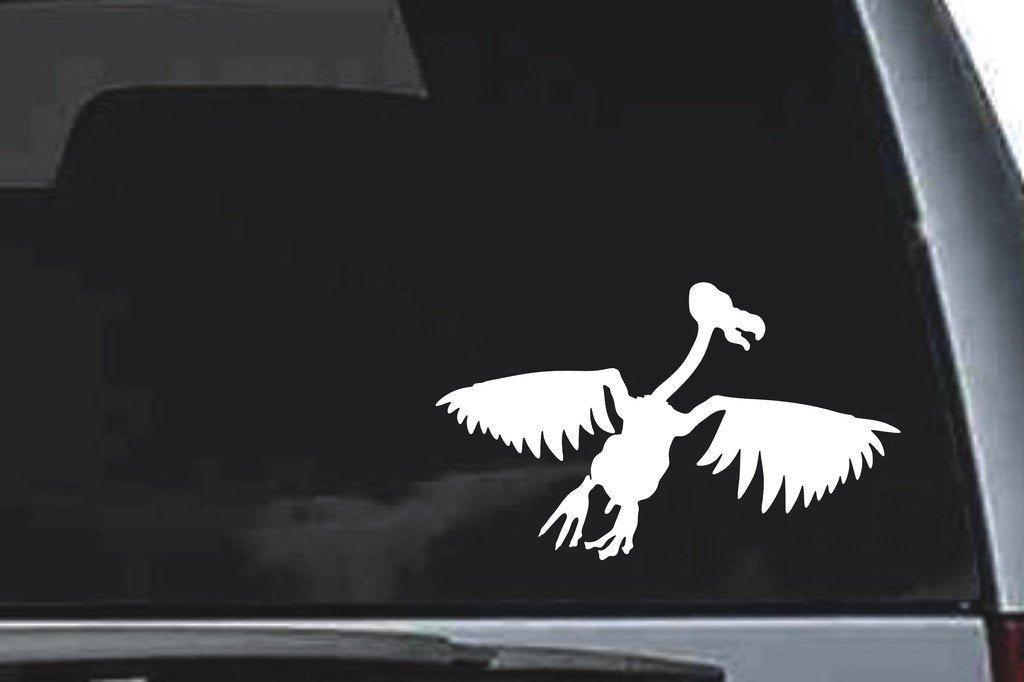 Picniva Buzzard Sty5 Vinyl Car Window Decal, Approx 5 in