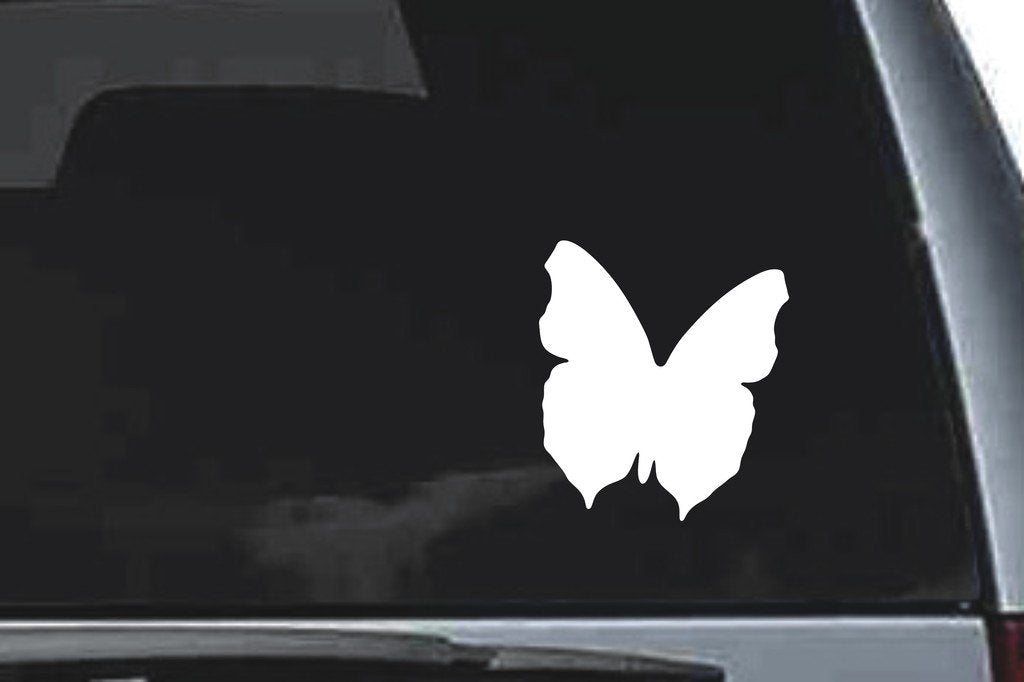 Picniva Butterfly Sty2a Vinyl Car Window Decal, Approx 5 in