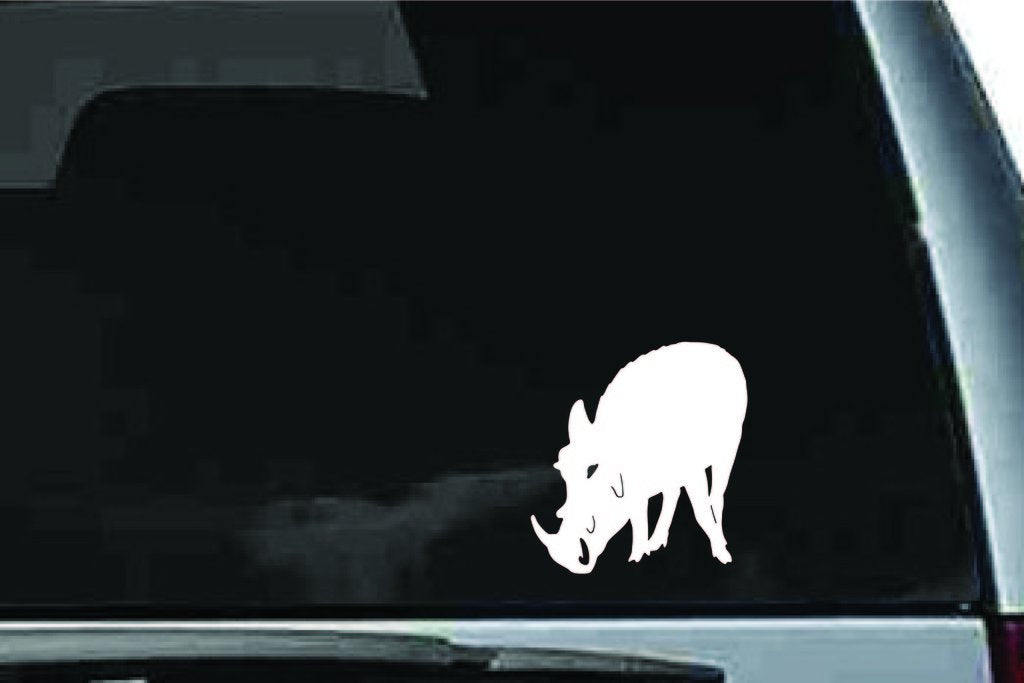 Picniva Boar Sty7 Vinyl Car Window Decal, Approx 5 in
