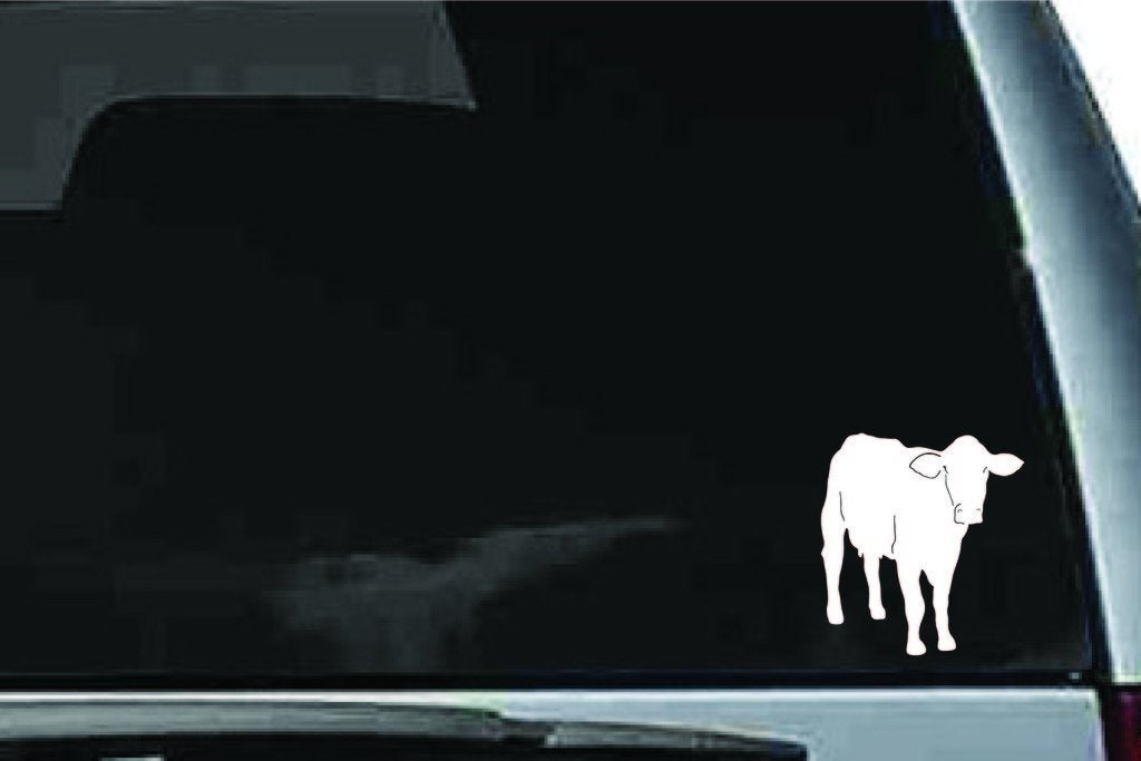 Picniva Cow Sty13 Vinyl Car Window Decal, Approx 5 in