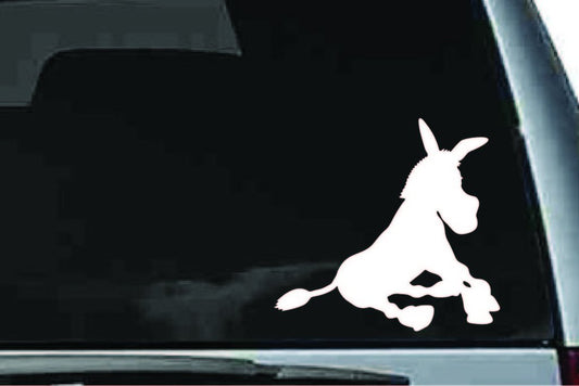 Picniva Donkey Sty4a Vinyl Car Window Decal, Approx 5 in