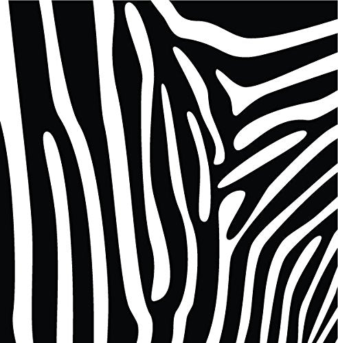 Picniva Zebra Pendant Style 3 Removable Vinyl Wall Decal Animal Print Decor - Color: pendant style-3