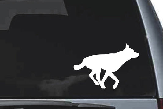 Picniva Wolf Sty30 Vinyl Car Window Decal, Approx 5 in