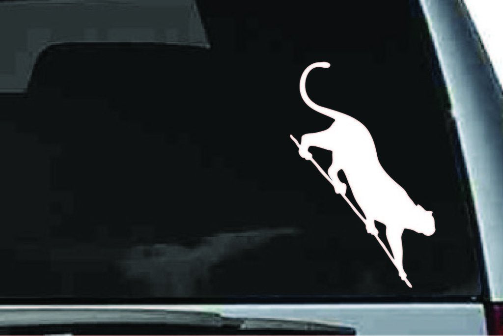 Picniva Cougar Vinyl Car Window Decal, Approx 5 in
