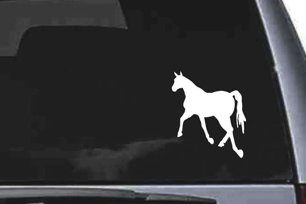 Picniva Horse Sty34a Vinyl Car Window Decal, Approx 5 in