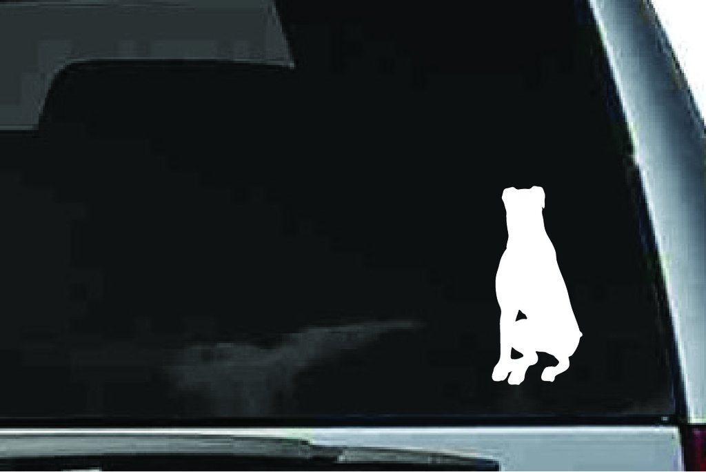 Picniva Rottweiler Dog Sty14a Vinyl Car Window Decal, Approx 5 in