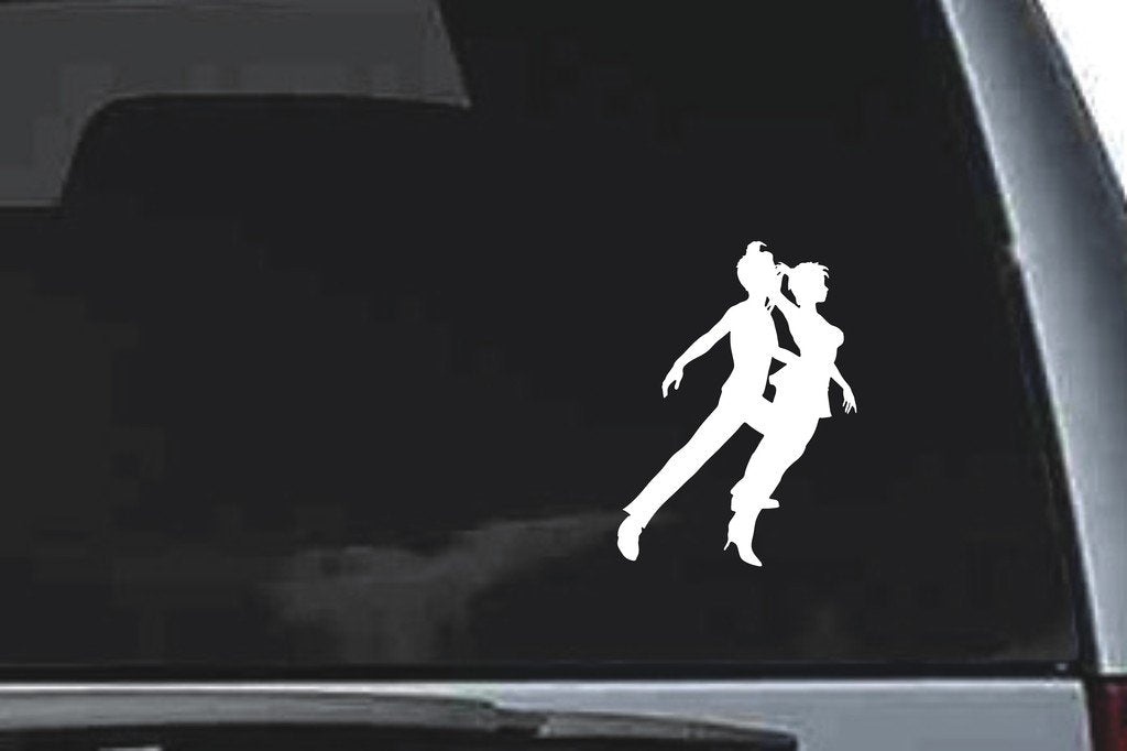 Picniva Dancing Sty26 Vinyl Car Window Decal, Approx 5 in