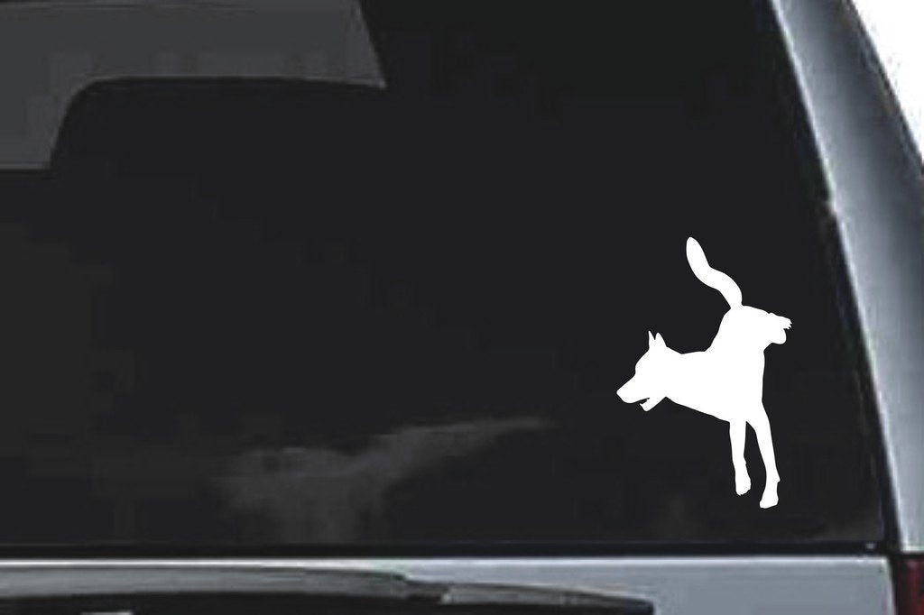 Picniva Wolf Sty53 Vinyl Car Window Decal, Approx 5 in