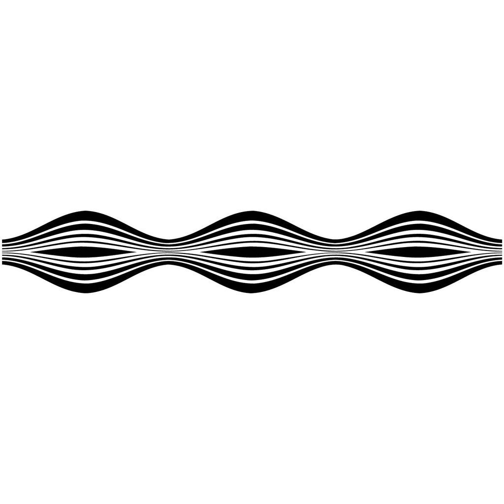 Picniva Style 91 Racing Side Stripe Vinyl Decals, 10 x 60 in, 2 Pc
