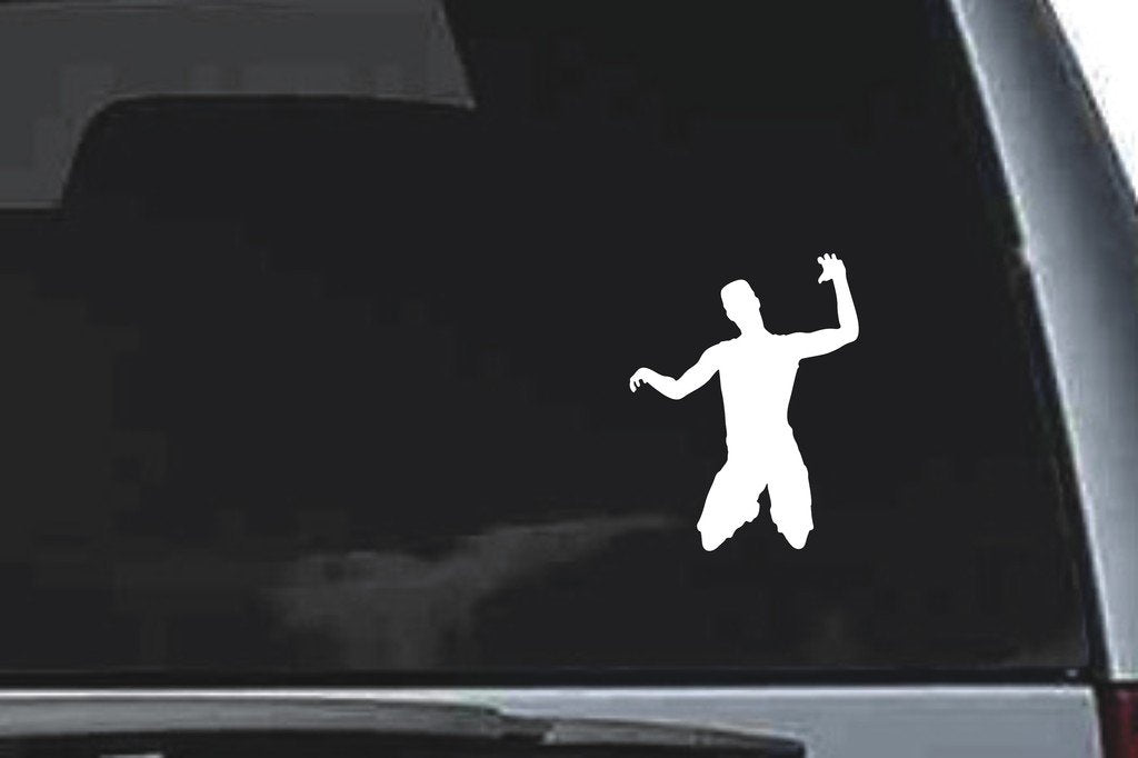 Picniva Kneeling Sty10 Vinyl Car Window Decal, Approx 5 in