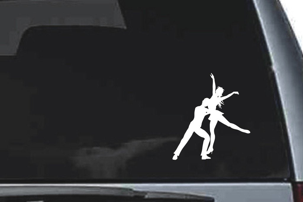Picniva Dancing Sty57 Vinyl Car Window Decal, Approx 5 in