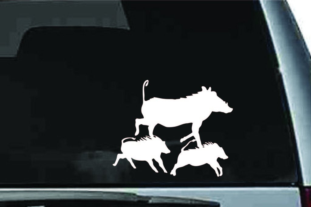 Picniva Boar Sty10 Vinyl Car Window Decal, Approx 5 in
