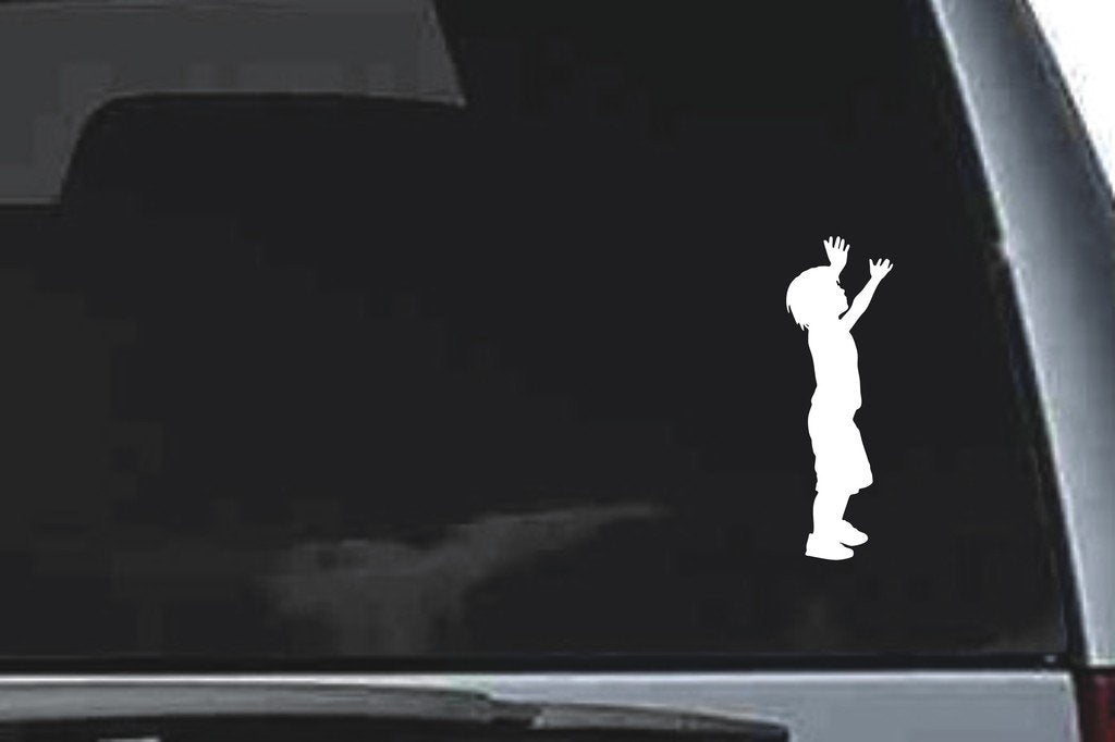 Picniva Boy Sty46 Vinyl Car Window Decal, Approx 5 in