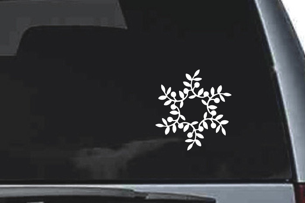 Picniva Scroll Sty54 Vinyl Car Window Decal, Approx 5 in