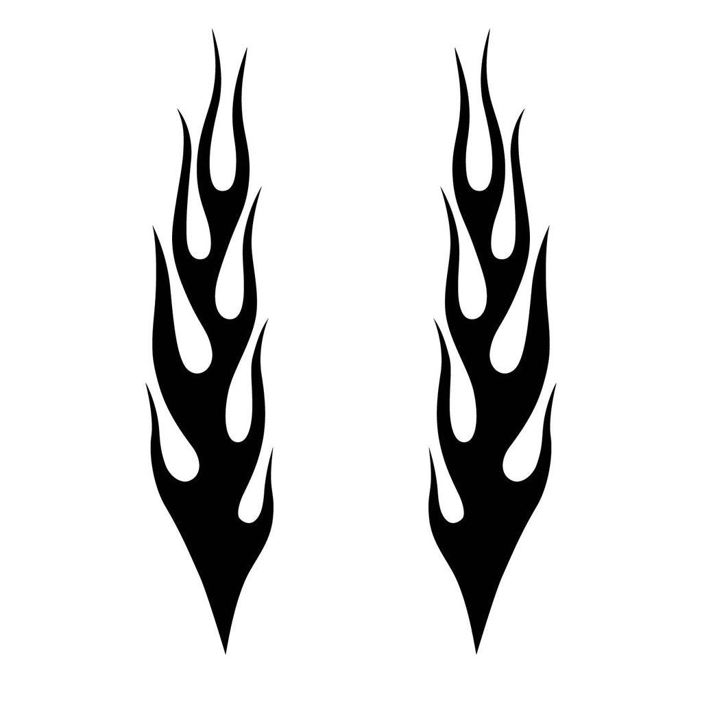 Picniva Style 312 Racing Side Stripe Vinyl Decals, 20 x 30 in, 2 Pc