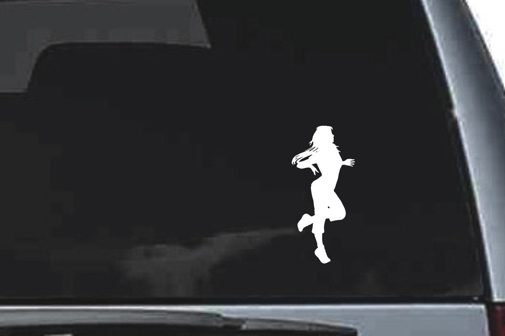 Picniva Standing Sty16 Vinyl Car Window Decal, Approx 5 in
