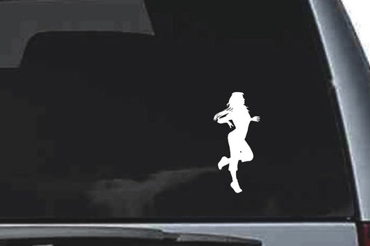 Picniva Standing Sty16 Vinyl Car Window Decal, Approx 5 in