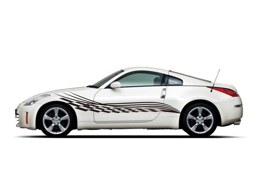 Picniva Style 324 Racing Side Stripe Vinyl Decals, 20 x 60 in, 2 Pc