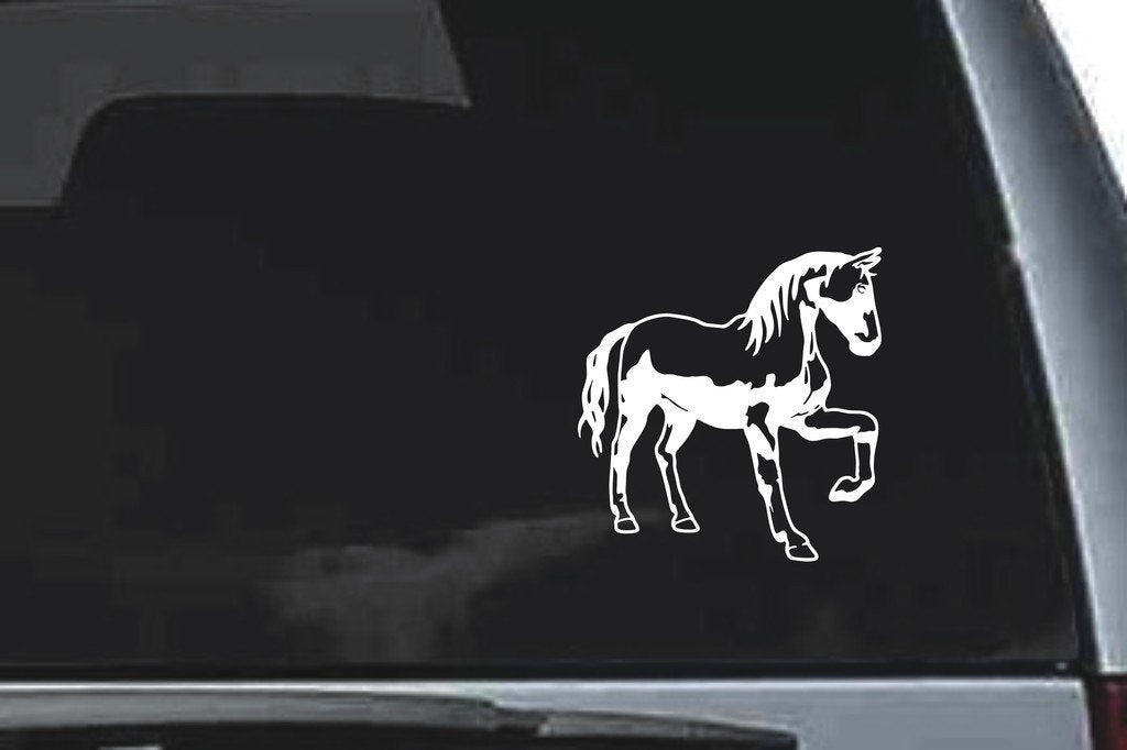 Picniva Horse Sty60 Vinyl Car Window Decal, Approx 5 in