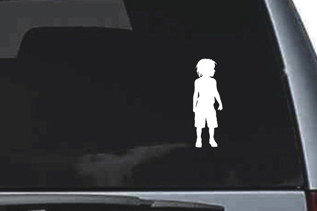 Picniva Boy Sty29 Vinyl Car Window Decal, Approx 5 in
