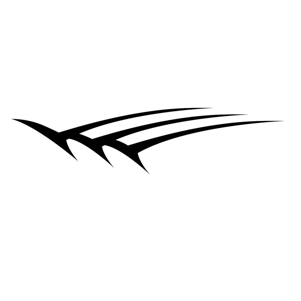 Picniva Style 95 Racing Side Stripe Vinyl Decals, 20 x 85 in, 2 Pc