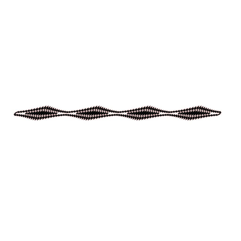 Picniva Style 38 Racing Side Stripe Vinyl Decals, 6 x 83 in, 2 Pc